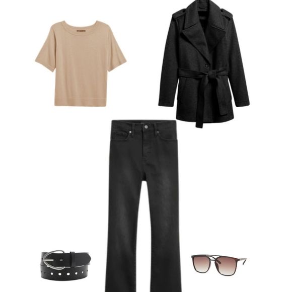 Banana Republic Belted Collar Jacket-Coat - Picture 4 of 16